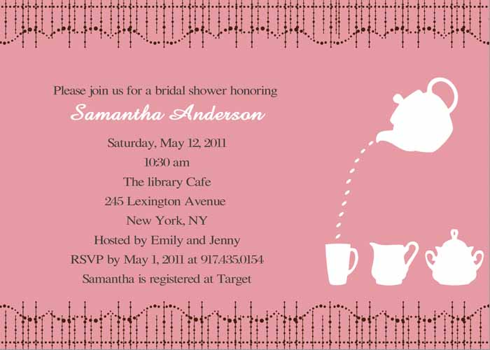 Bridal Shower Invitation Wording | Fotolip.com Rich image and wallpaper