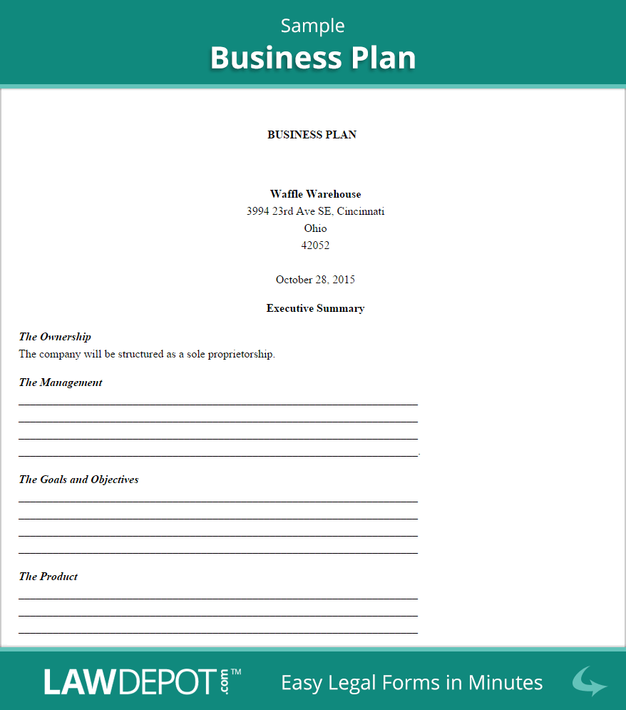 basic business plan template nzs