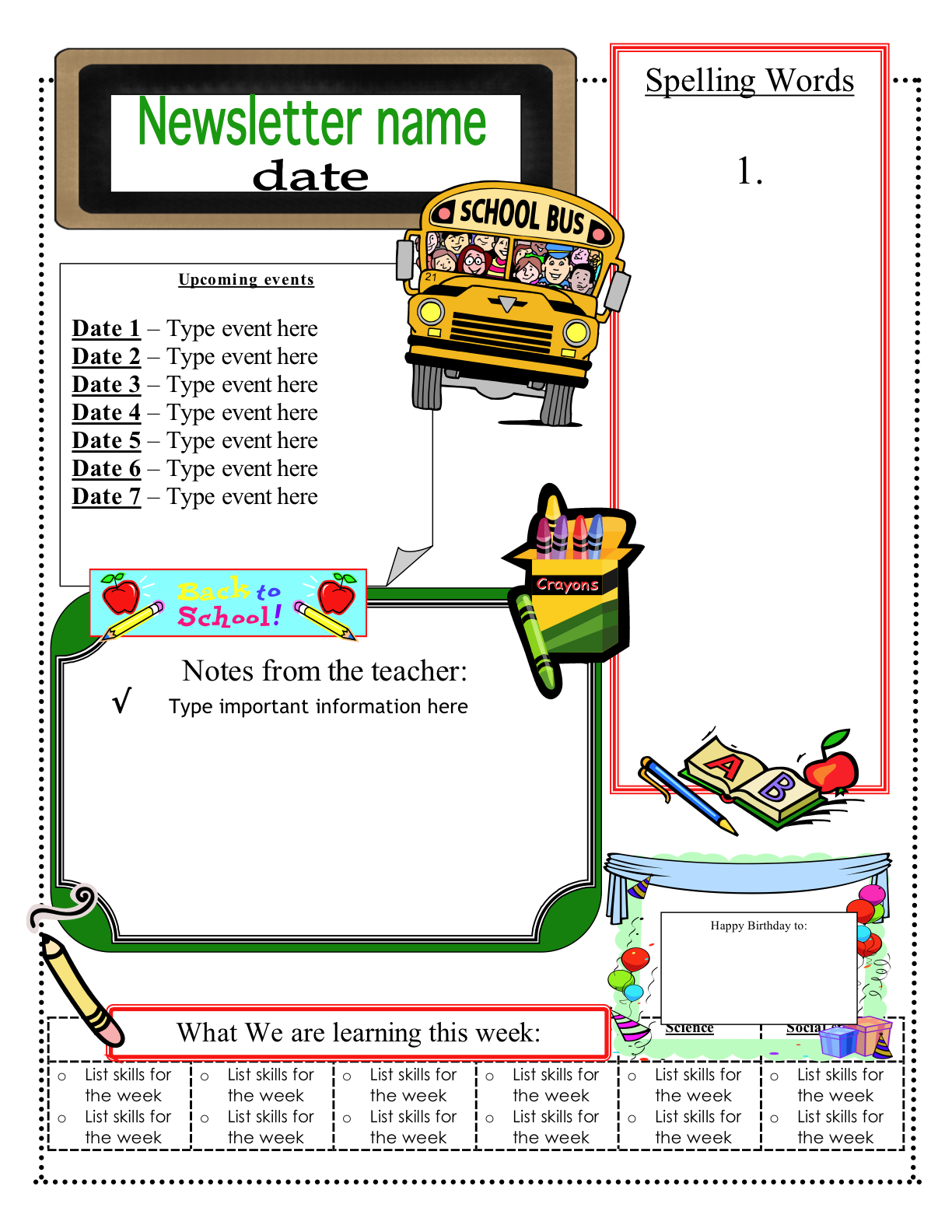 classroom-newsletter-template-fotolip-rich-image-and-wallpaper