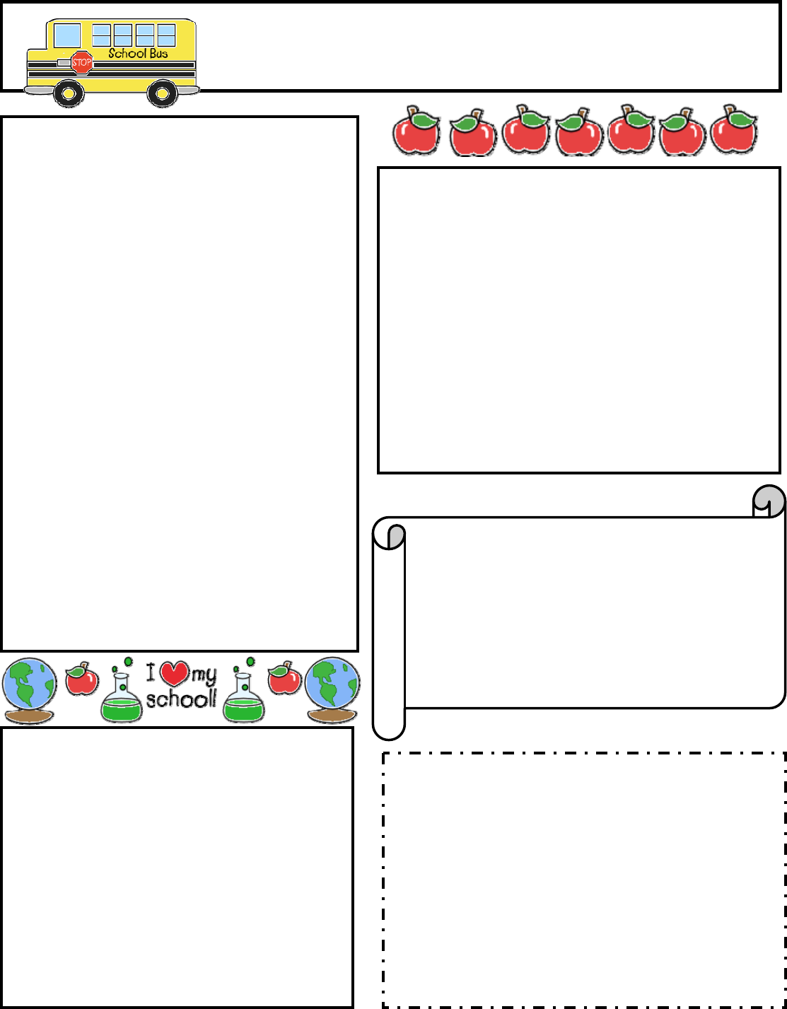 Classroom Newsletter Template Fotolip Rich Image And Wallpaper