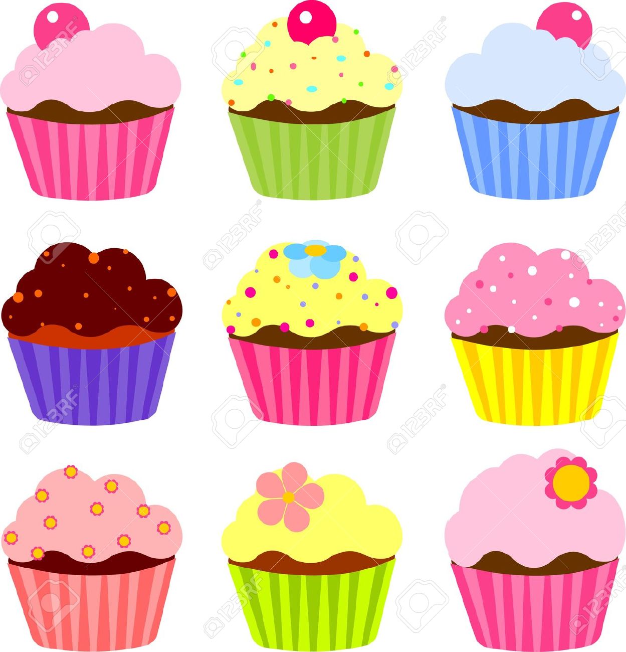 birthday cupcake clipart - photo #34