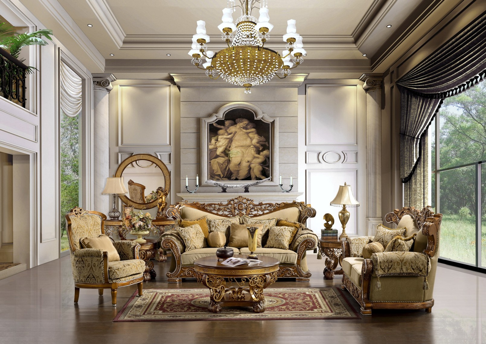 elegant living room decorations