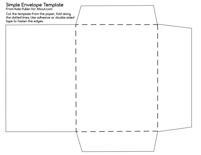 How To Make A 5x7 Envelope Template