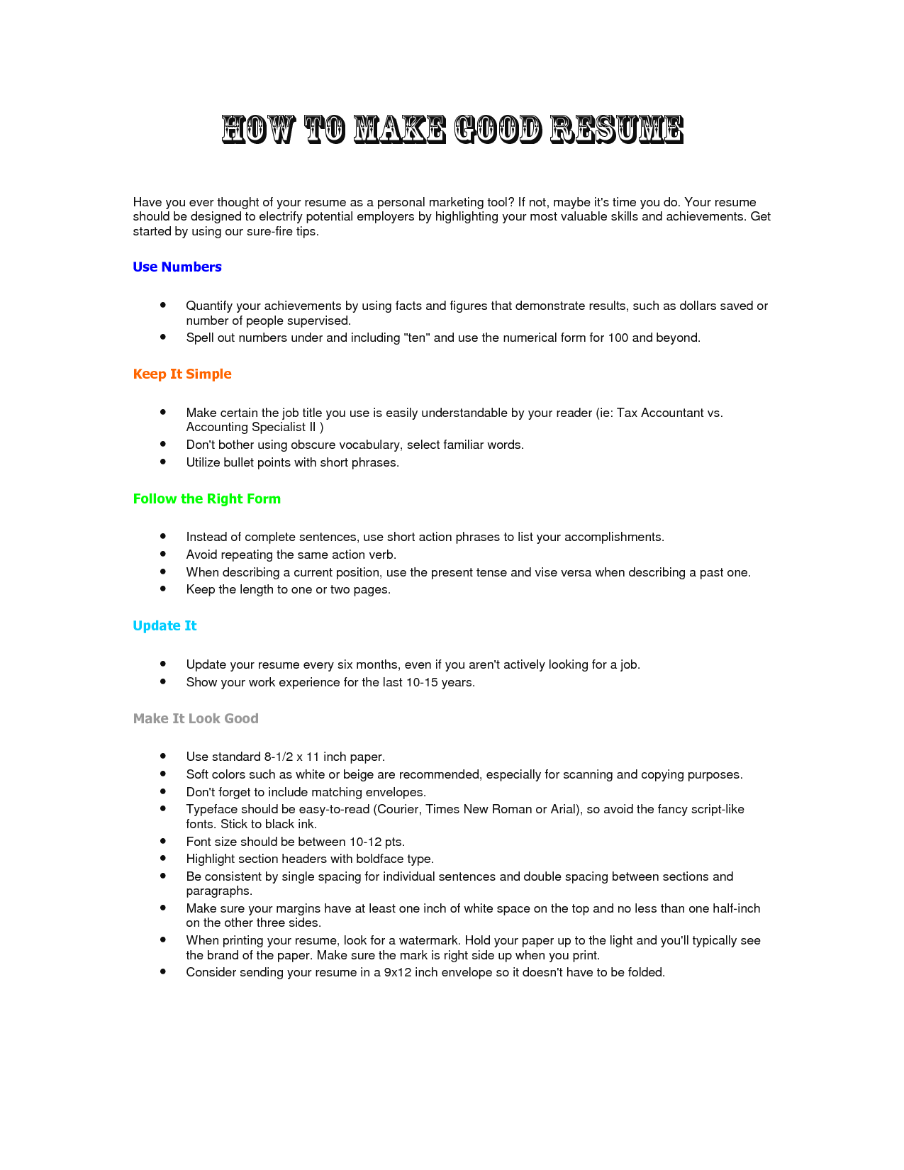 How to make a resume | Fotolip.com Rich image and wallpaper