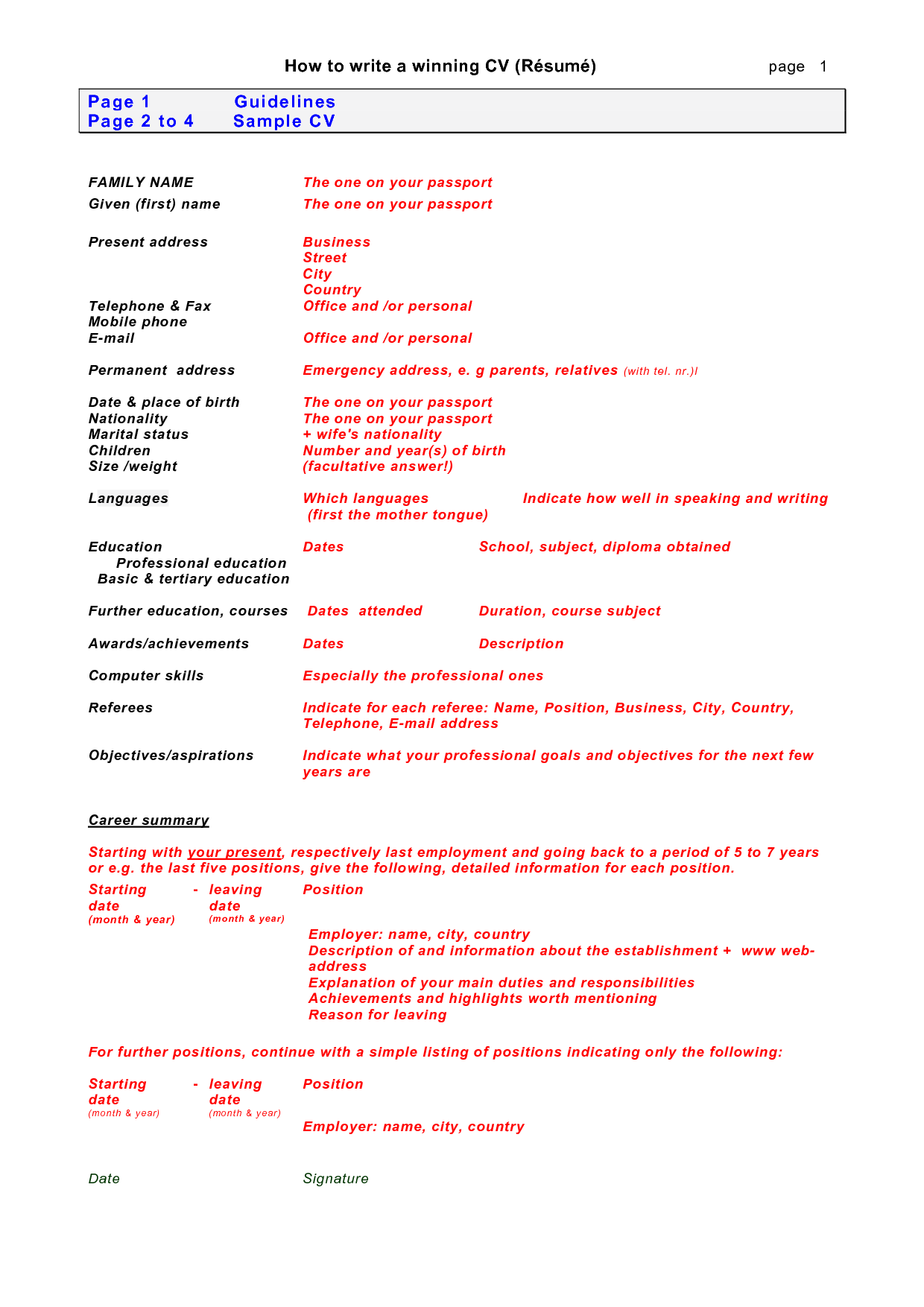 A curriculum vitae (cv), latin for course of life, is a detailed professional document highlighting a person's education, experience and accomplishments. How To Write A Curriculum Vitae . How to write a CV? - Fotolip.com Rich image and wallpaper