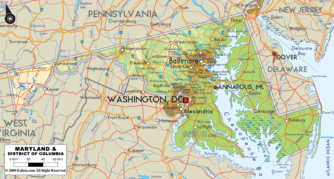 Maryland Map 18 