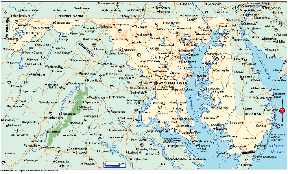 Maryland Map 2