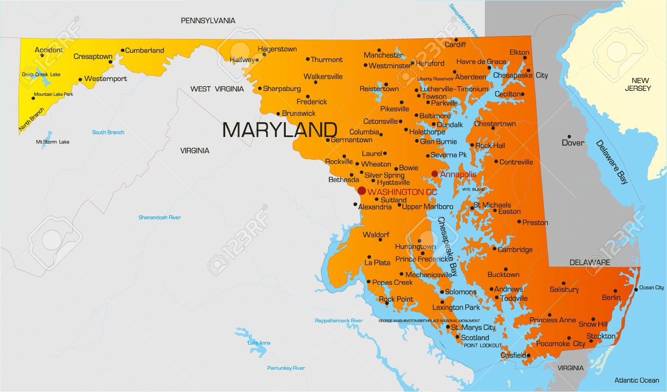 Maryland Map 5