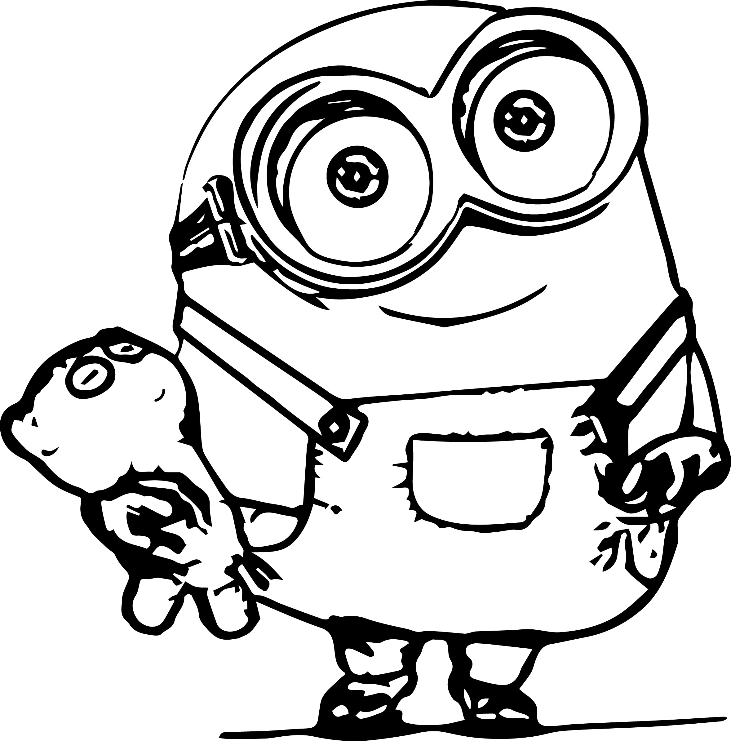 Minion Coloring Pages Rich image and wallpaper