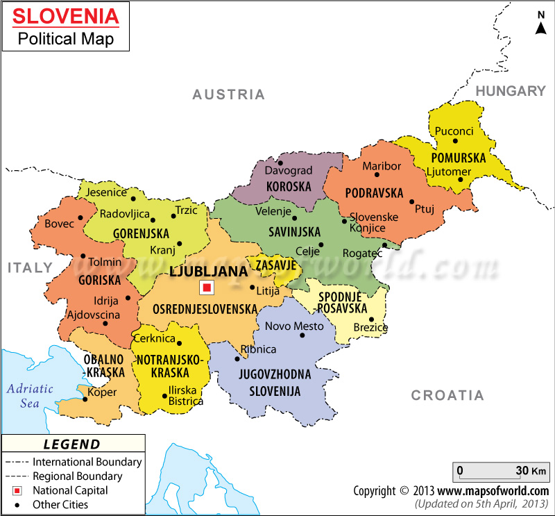 Slovenia Map | Fotolip.com Rich image and wallpaper