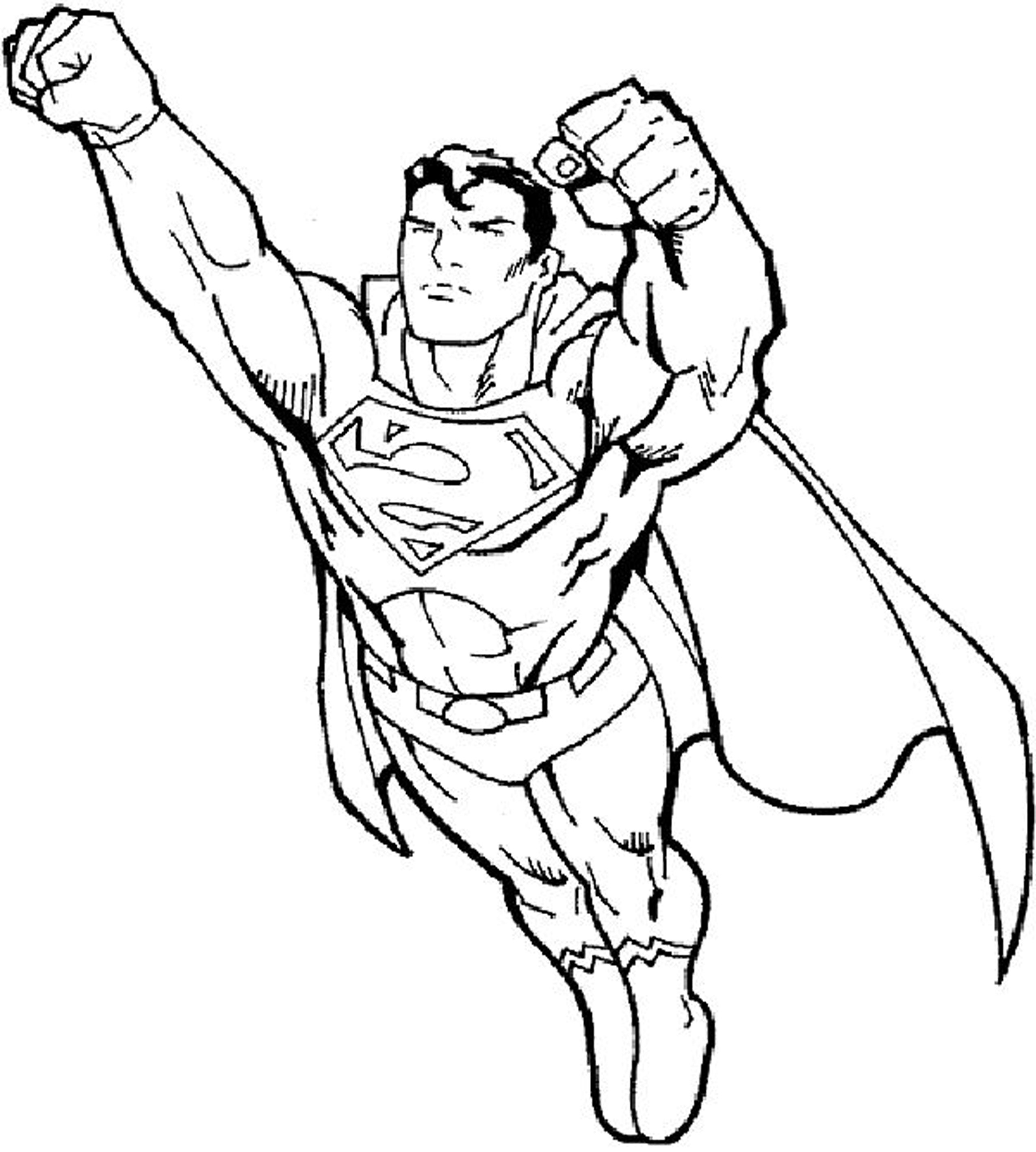 Superman coloring pages Rich image and wallpaper
