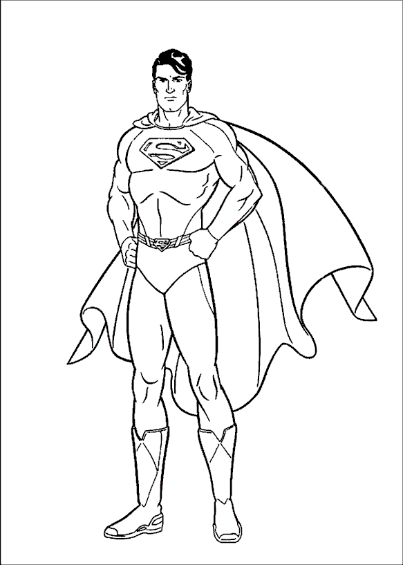 Superman coloring pages | Fotolip.com Rich image and wallpaper