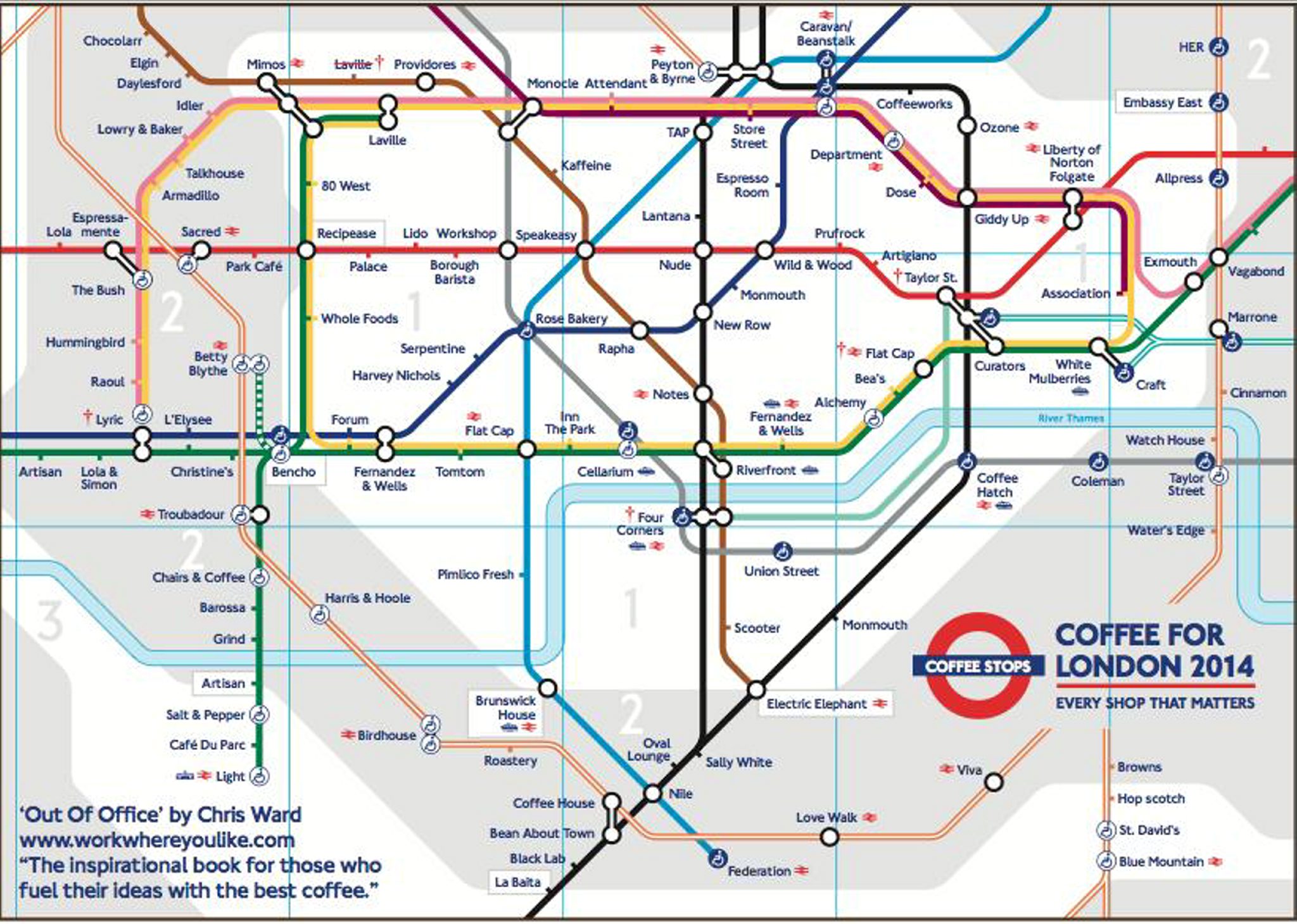 London Underground Stations Map