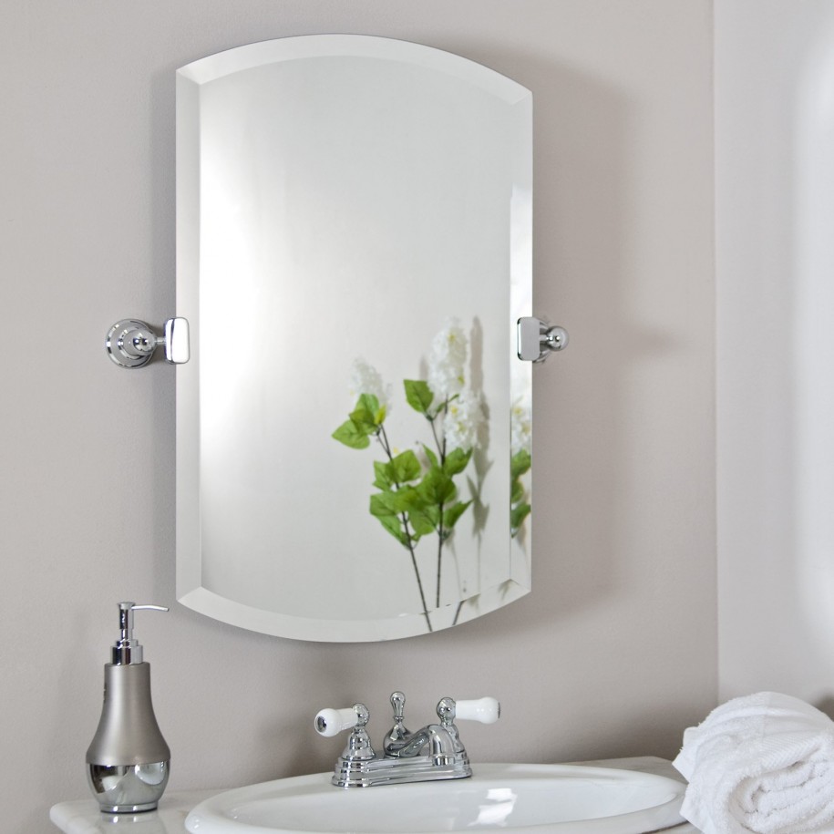 Modern Hanging Bathroom Mirror Ideas with Best Lighting