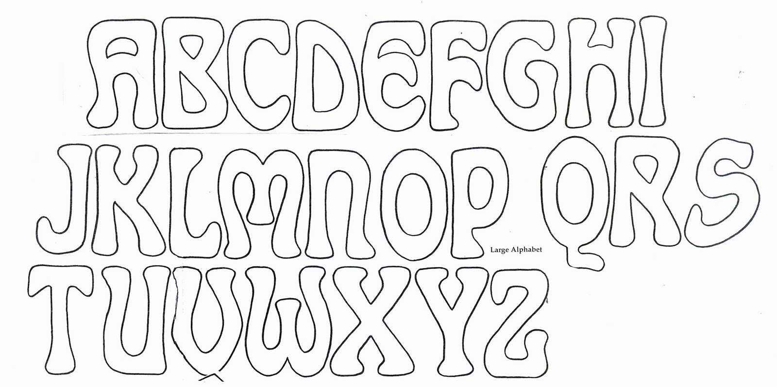 Fancy Alphabet Letter Templates