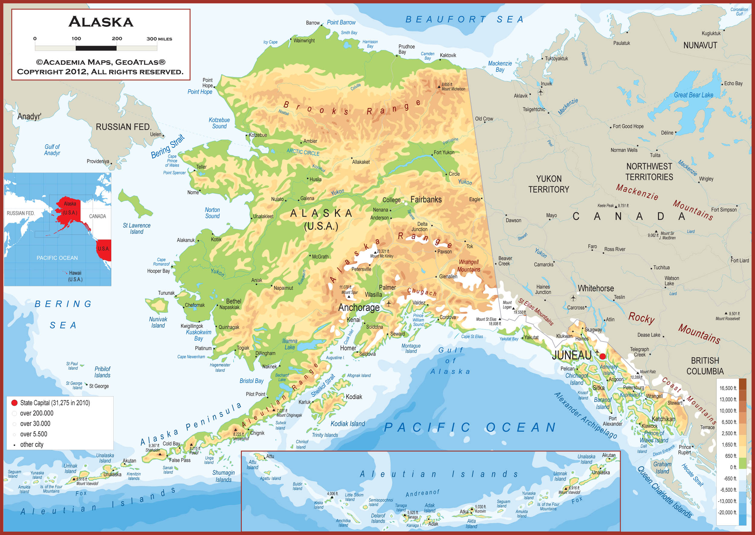 Alaska Map | Fotolip.com Rich image and wallpaper