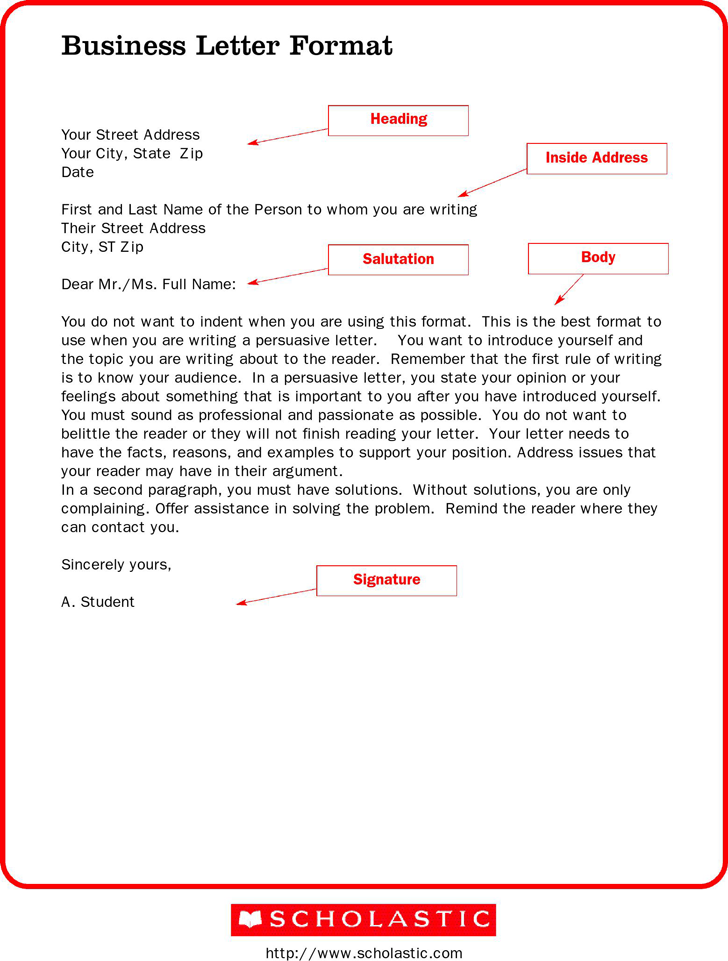 Business Letter Format Fotolip Rich Image And Wallpaper