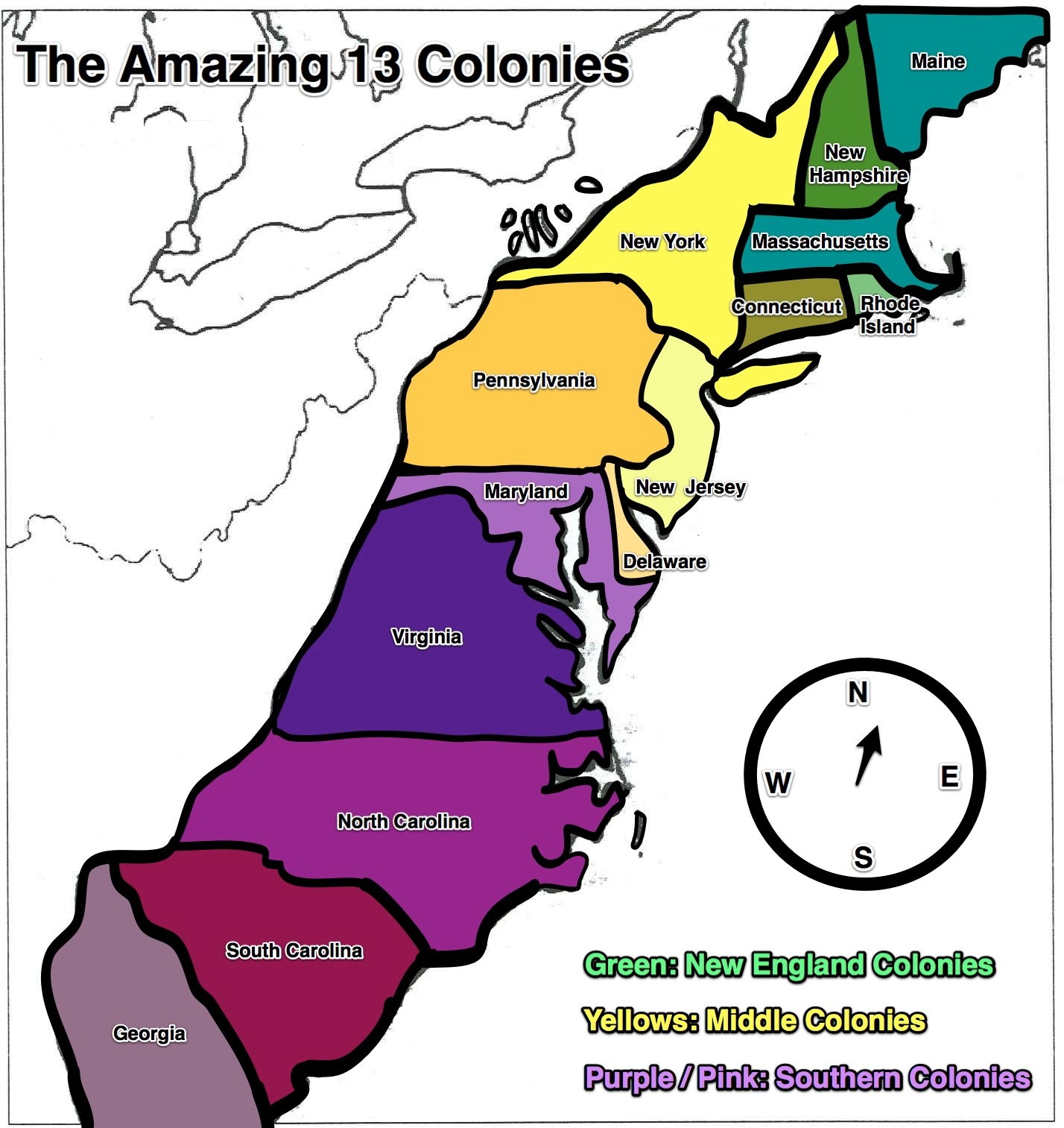 13-colonies-map-fotolip