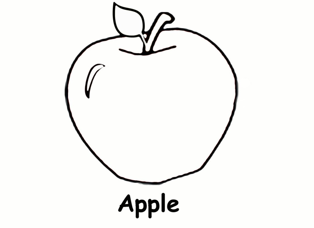 Apple coloring pages - Fotolip