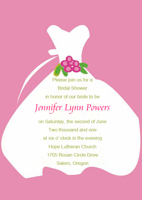 Bridal Shower Invitation Wording - Fotolip