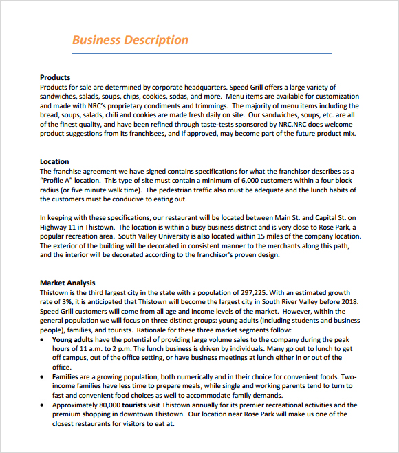 Business Plan Sample Fotolip