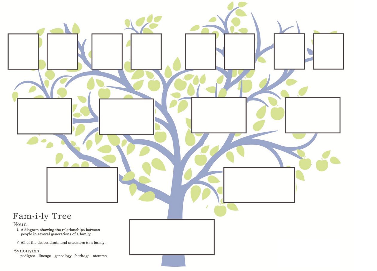 Family Tree Template Free Printable