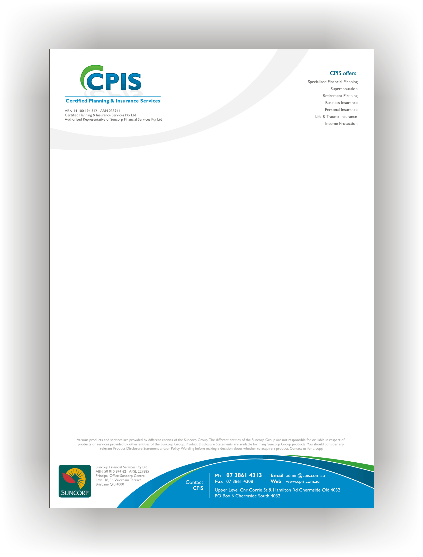 Construction Company Letterhead Template Free Download