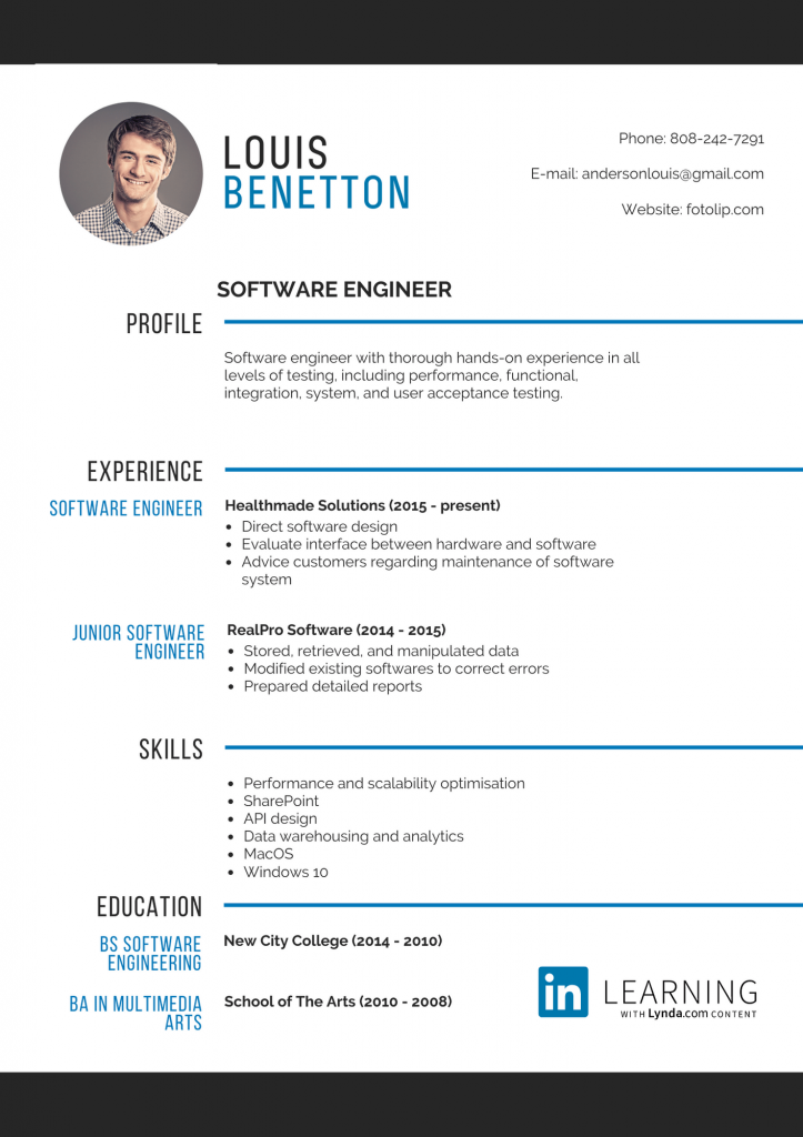 Microsoft OpenOffice Suite Resume Template