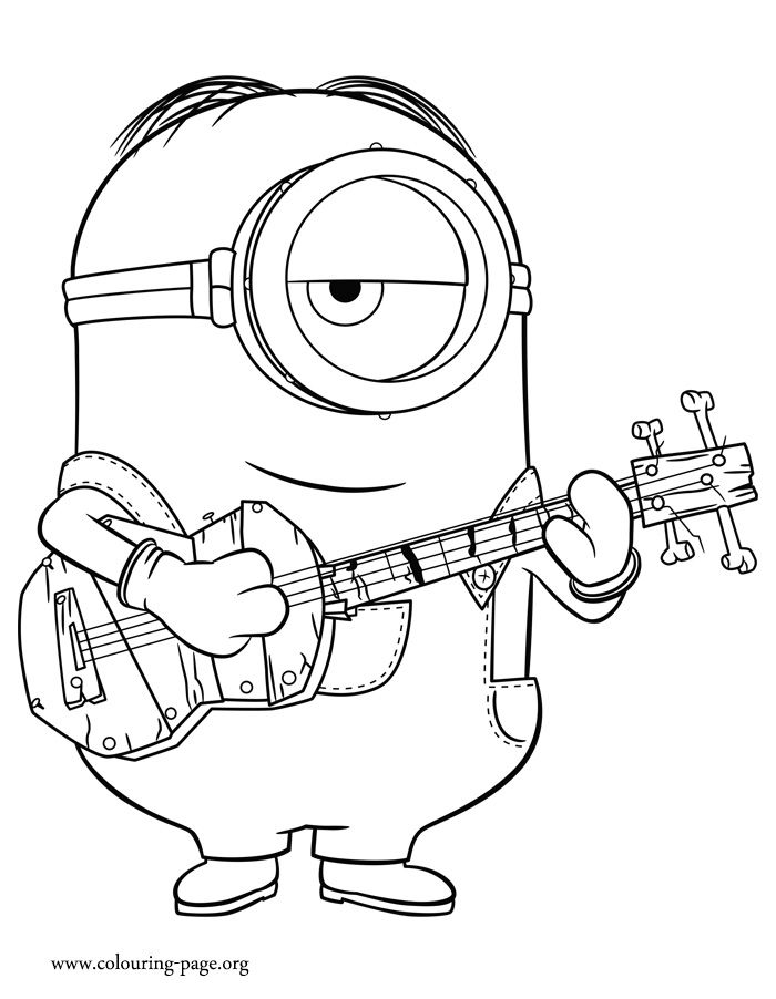 Minion Coloring Pages