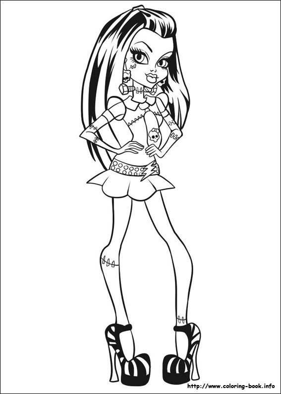 Monster High Coloring Pages