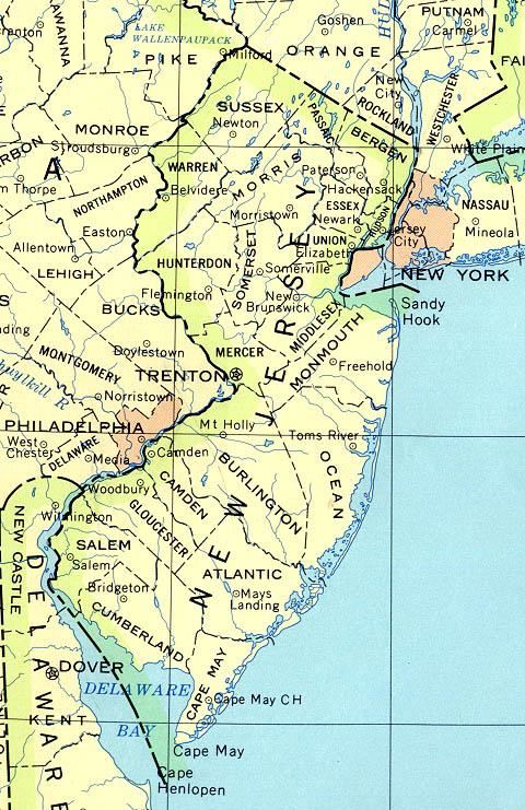 New Jersey Map