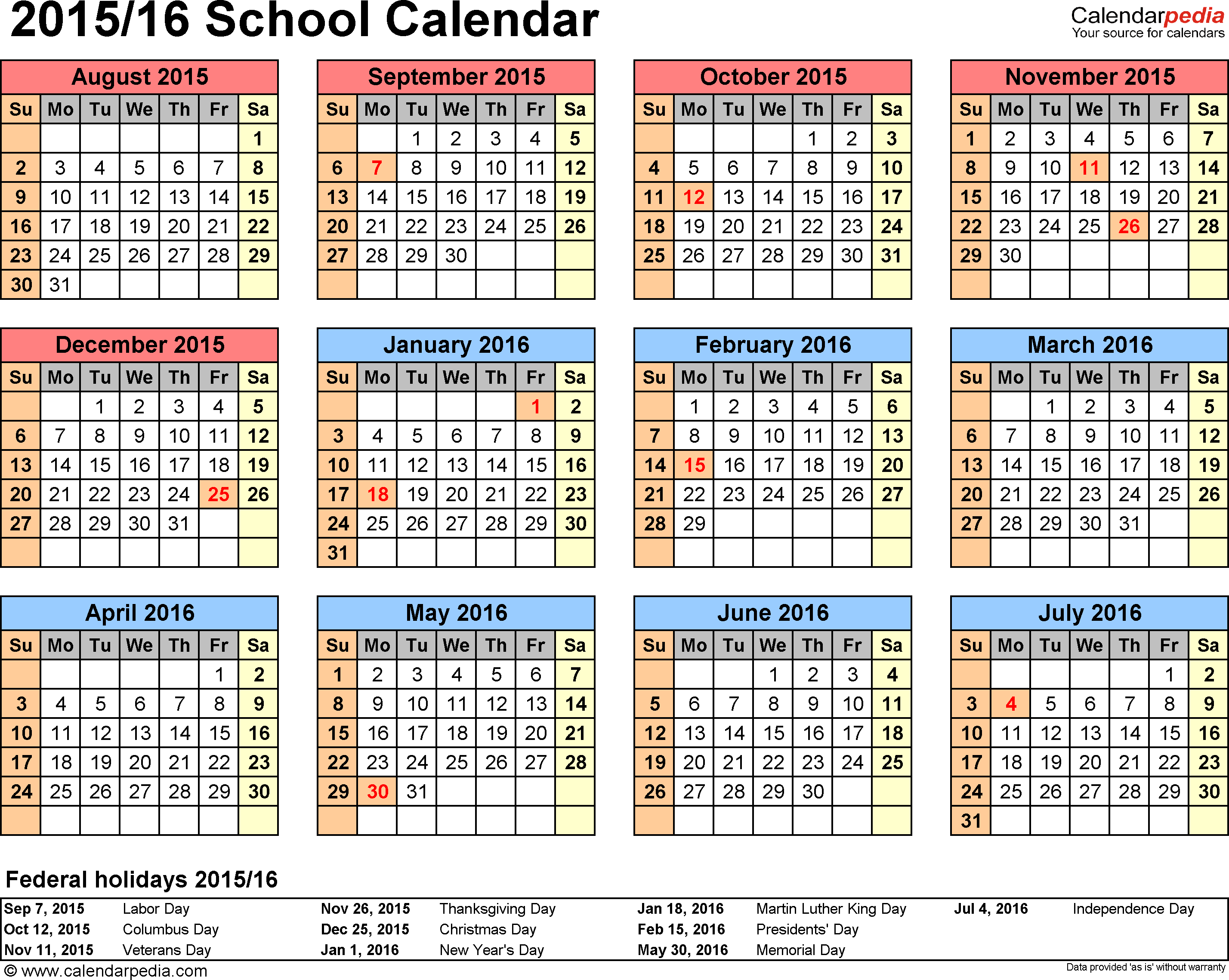 School Calendar Fotolip