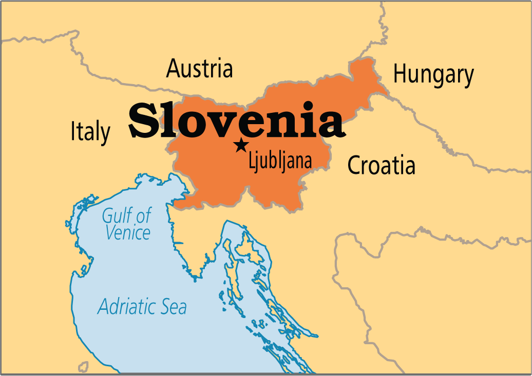 Slovenia Map - Fotolip