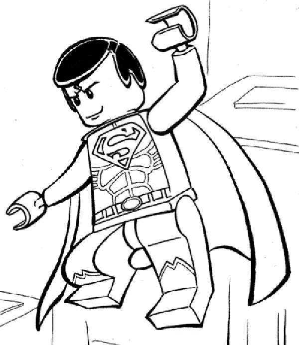 Superman coloring pages