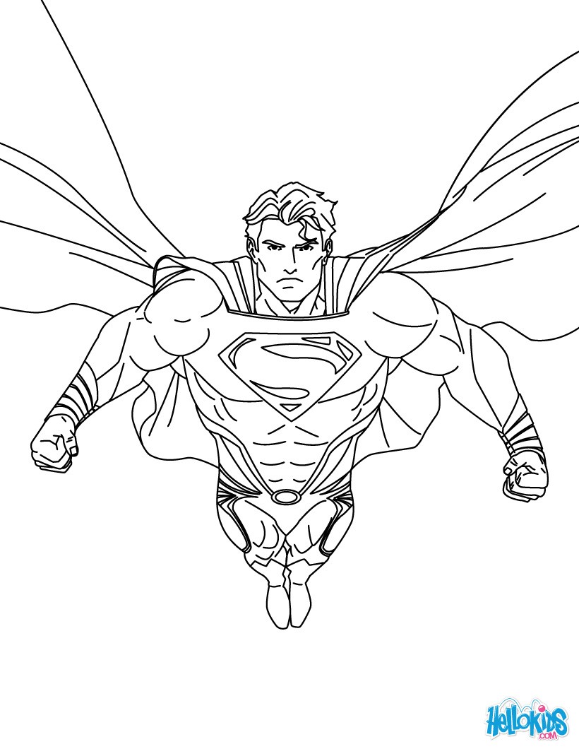 Superman coloring pages - Fotolip