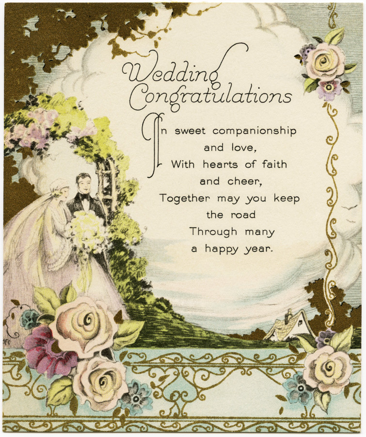 Wedding wishes card Fotolip