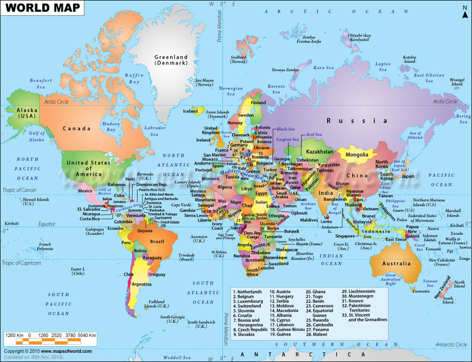 World Map - Fotolip
