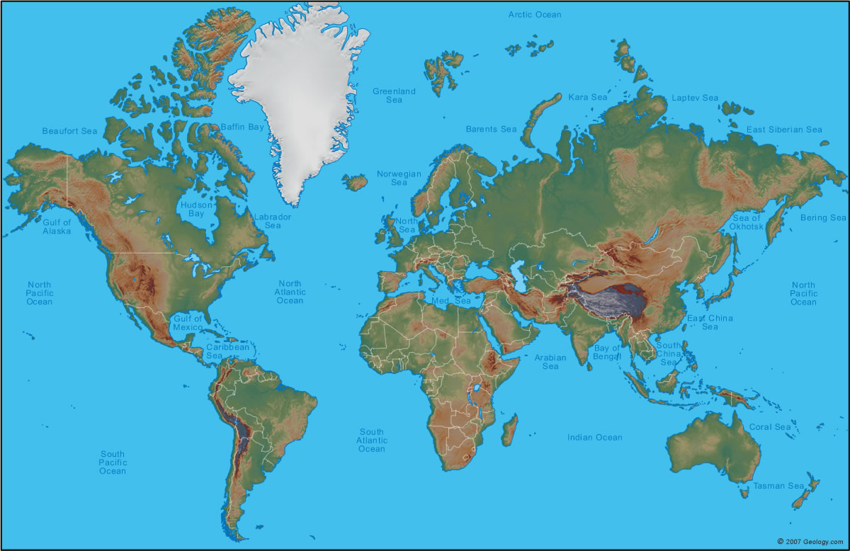  World  Map  Fotolip