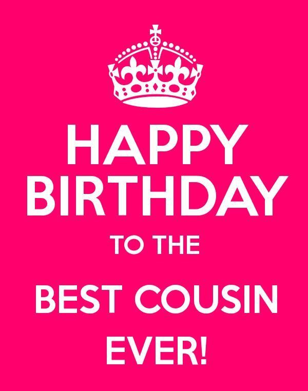 Happy Birthday Cousin
