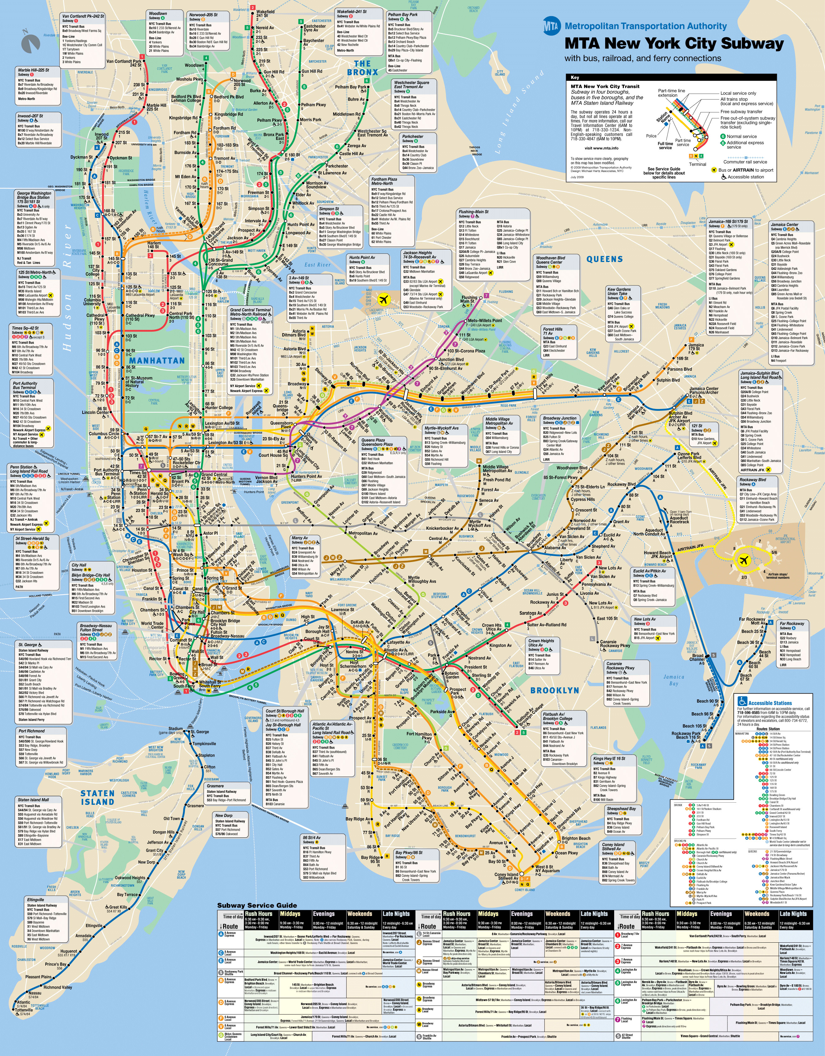 New York City Map Usa