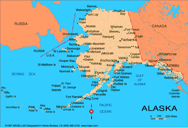 alaska map