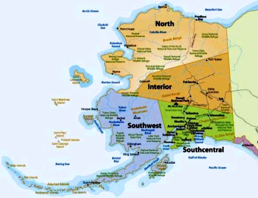 alaska map