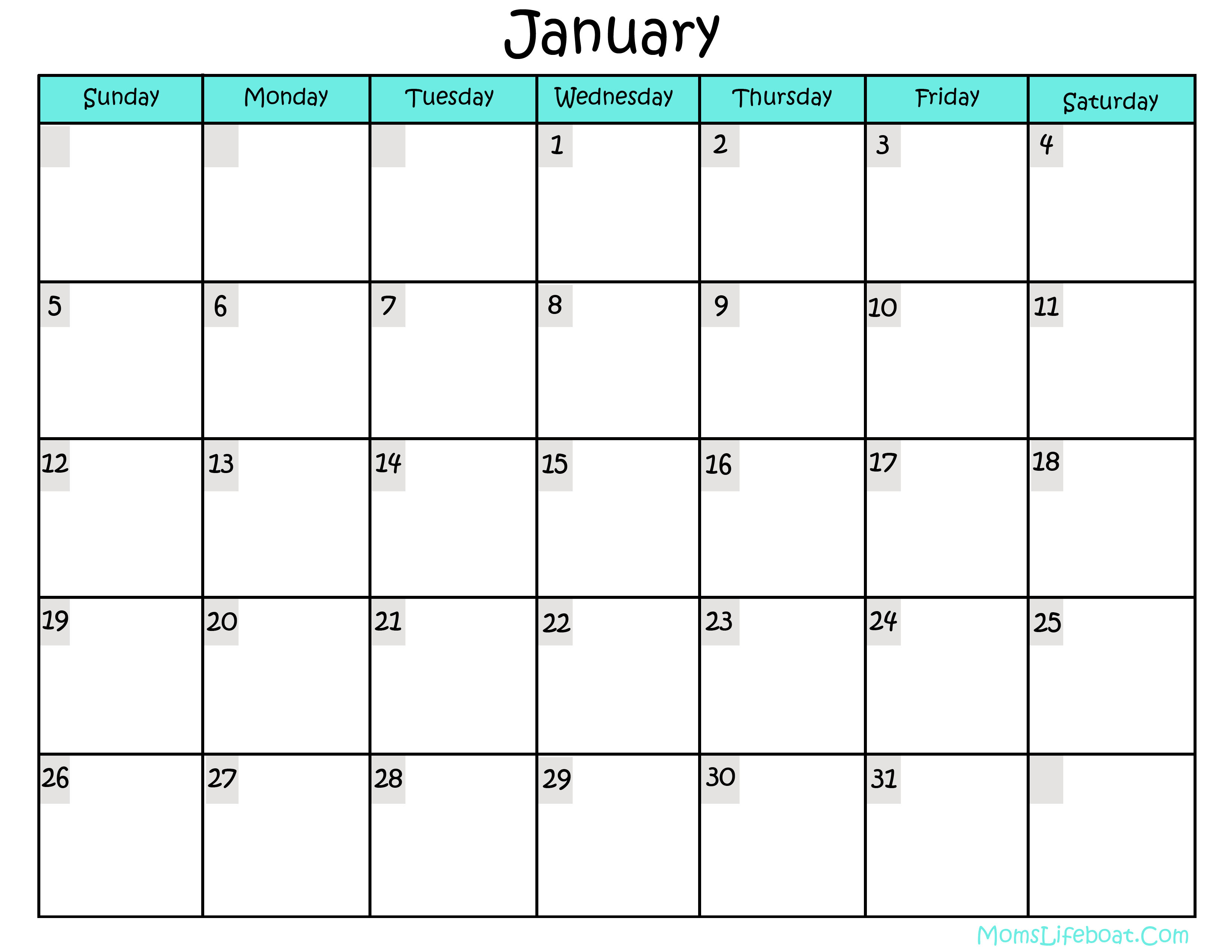 Free Calendar Templates Fotolip