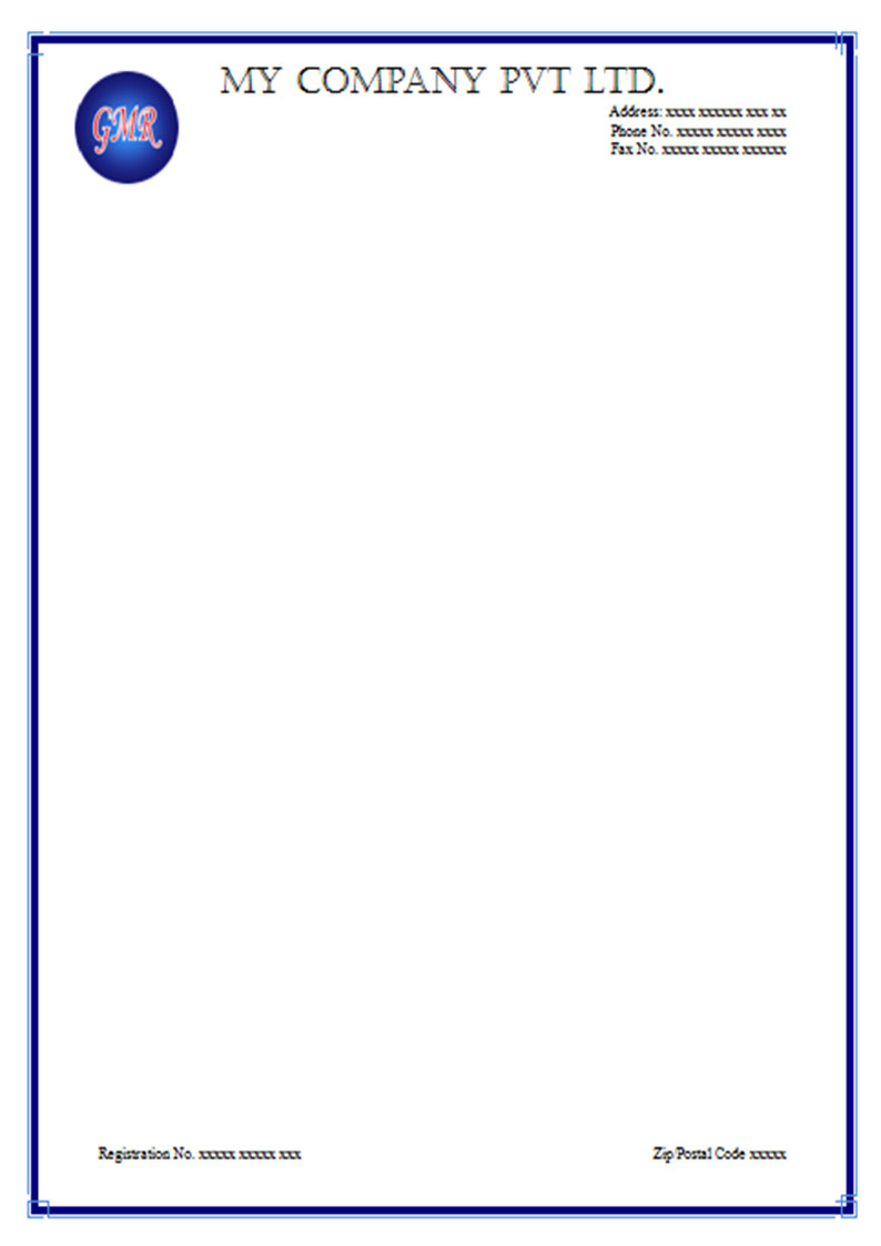 Letterhead Sample Fotolip
