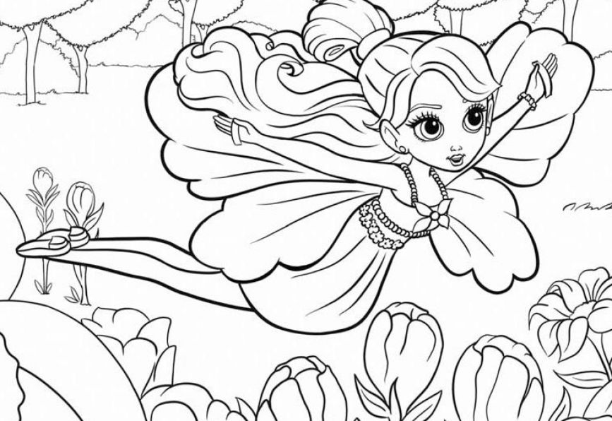 Free coloring pages for girls