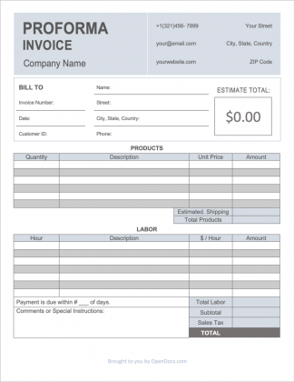 proforma bill meaning proforma bill meaning