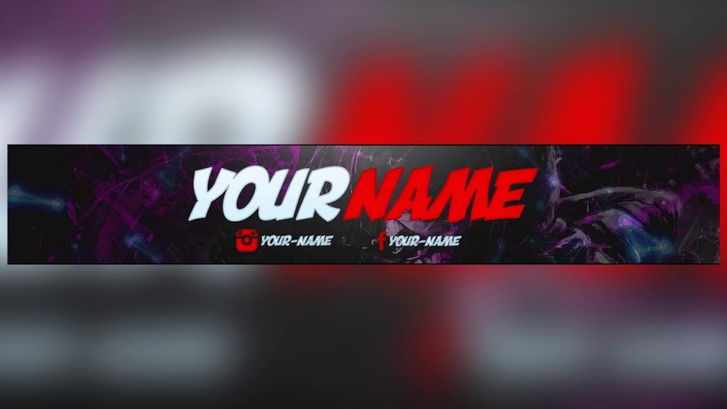 Red Youtube Banner Templates